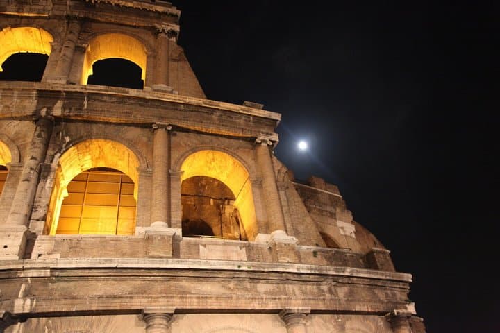 Colosseum by Evening Guided Tour with Optional Arena Floor Access
