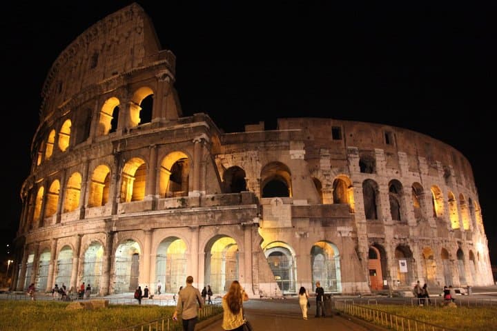 Colosseum by Evening Guided Tour with Optional Arena Floor Access