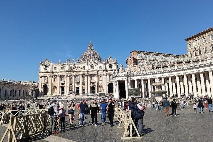 St Peters Basilica and Vatican Grottoes entrance with Audio Guide