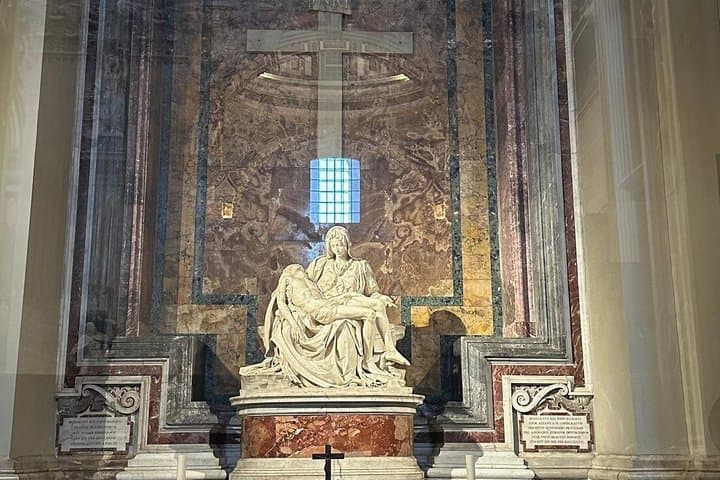 St Peters Basilica and Vatican Grottoes entrance with Audio Guide