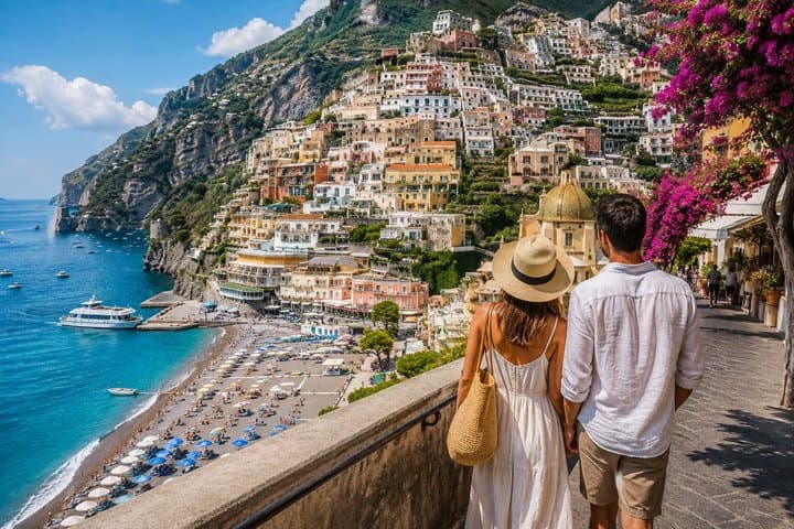Amalfi Coast Escape from Rome, Positano and Amalfi in One Day