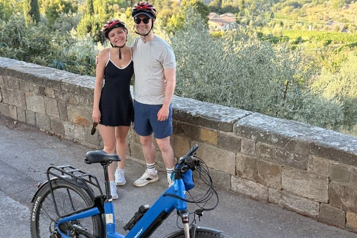 Florence: Private E-Bike Tour Chianti Wine,Lunch & Hotel Pick-Up