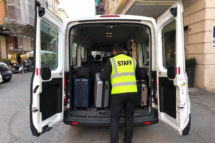 Shuttle to and from Rome City Hotels to Fiumicino Airport