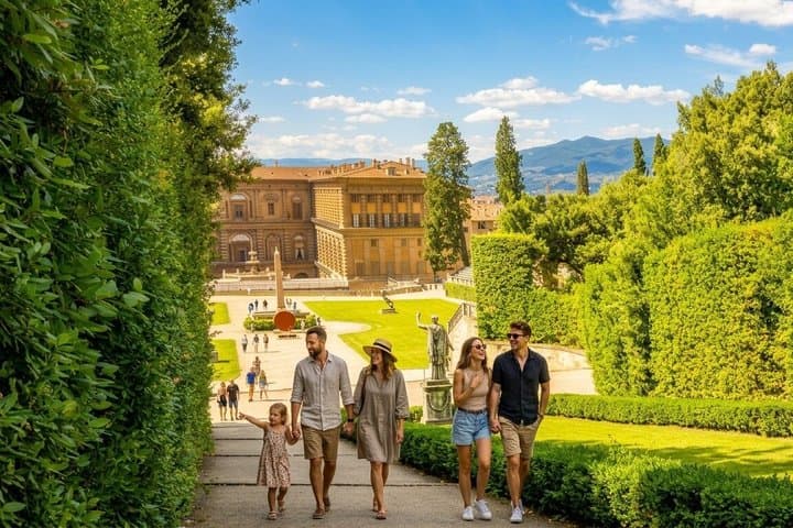 Florence: Boboli Gardens & Pitti Palace self guided tour