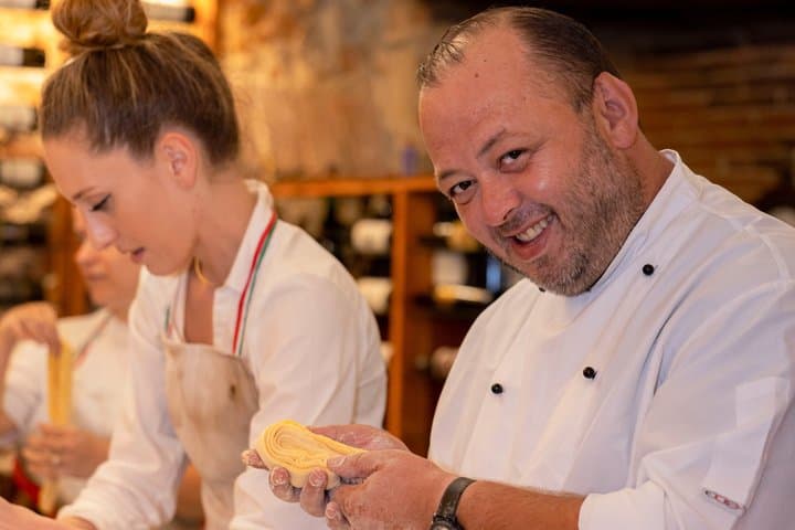 Florence Pasta & Tiramisu Cooking Class with Unlimited Wine