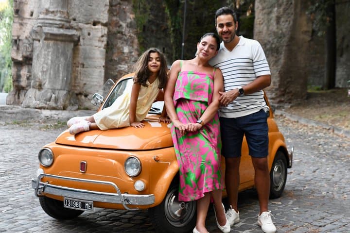 Vintage Fiat500 | Aqueduct, AppianWay, Catacomb & Timeless Photos