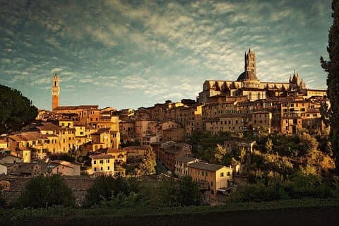 Siena in the heart of Tuscany