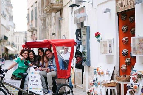 Lecce Shopping Tour by Rickshaw
