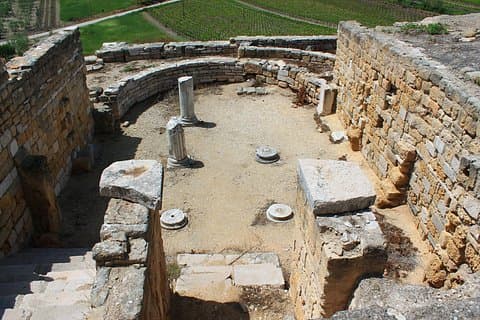 Temple of the town of Cannae