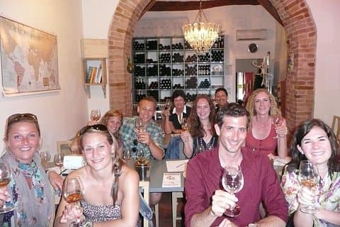 Tuscan Wine Tasting group