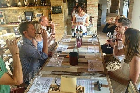 Brunello di Montalcino wine experience with a sommelier