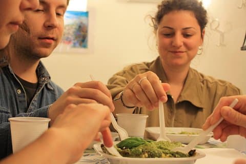 Itinerant dinner in the old town