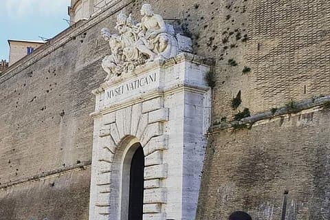 Historical door of the vatican. Now it is using as exit from the museum and #sistine #Chapel. It used to be the old entrance.