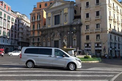 Private Transfer to Naples Airport by Luxury Mercedes Van