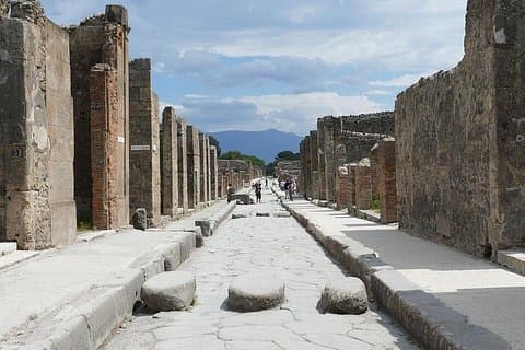 The streets of Pompeii