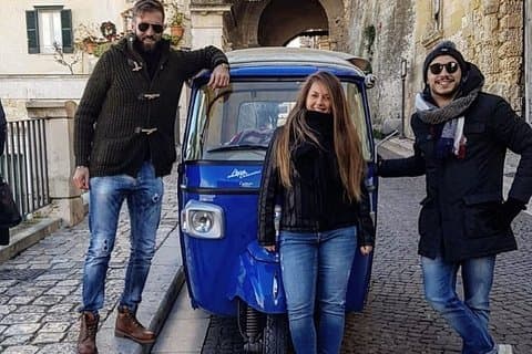 Private Panoramic Tour with Piaggio Ape Calessino in Matera