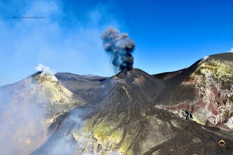 Explosive activity from the Voragine Crater