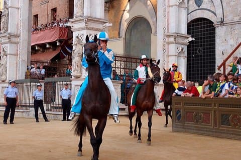Horses race "il Palio di Siena"
