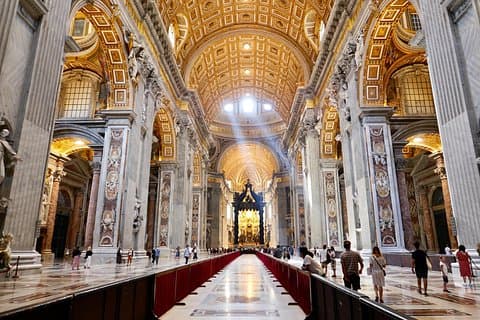 Inside St. Peter's Basilica