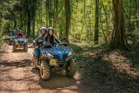 Quad excursion in the Maremma with barbecue in the woods