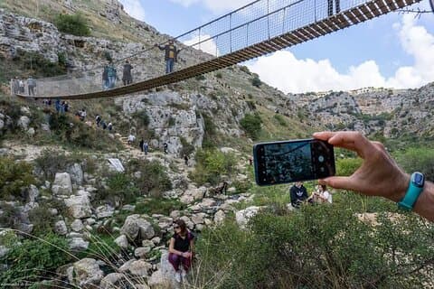 Matera: journey of the Sassi, the Murgia and the Tibetan Bridge