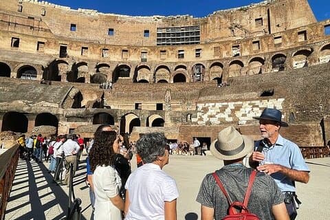 Colosseum with Gladiator Arena Floor, Forum & Palatine Hill Tour