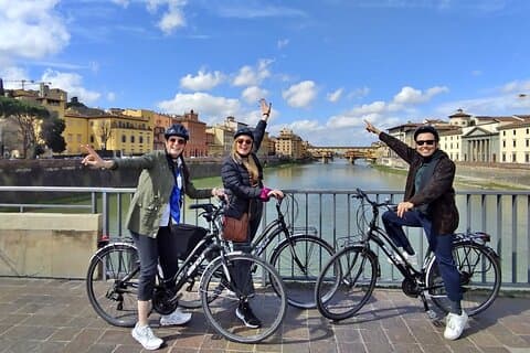 Sunset Bike tour of Florence &Rose Garden & Piazzale Michelangelo