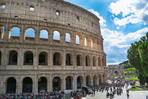 Colosseum Street View Colosseum & Roman Forum Small Guided Group - Skip the Line Tour