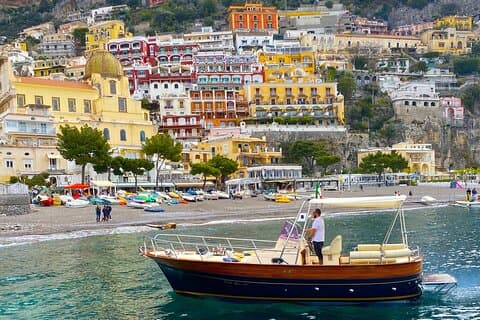 Amalfi Boat Tour from to Positano Praiano or Amalfi. 7 hours