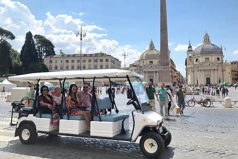 Embark on a captivating introduction to Rome, known as the Eternal City, through our exclusive 4-hour Golf Cart tour.