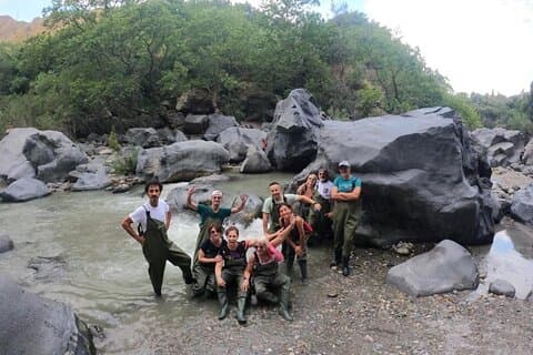 Guided River Trekking to the Alcantara Gorge