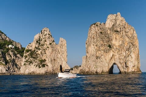 Sorrento to Capri private Tour by a luxury boat