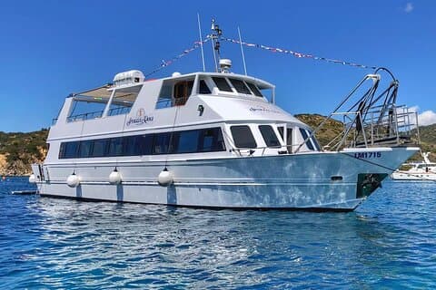 Boat tour Tropea Capo Vaticano with aperitif snorkeling morning
