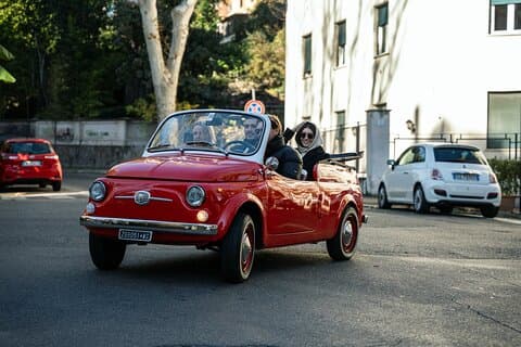 Elegance in motion: Fiat 500 Cabriolet