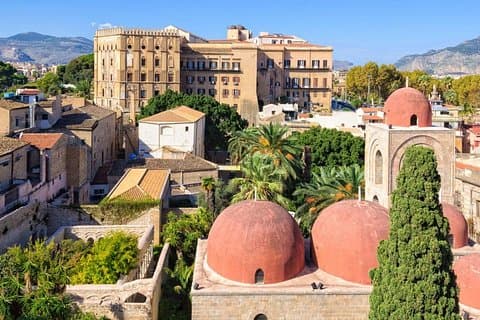 Palermo Walking Tour and Guided Visit to Palazzo dei Normanni
