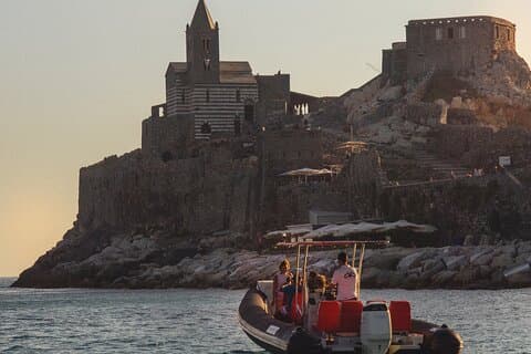 From La Spezia: The Sunset Cinque Terre Boat Tour with Aperitivo