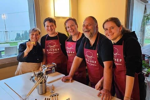 Pasta and Vegetarian Sauces Cooking Class with Lunch or Dinner