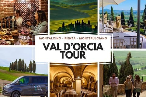 Val d'Orcia Brunello Wine Tour with Montalcino and Montepulciano