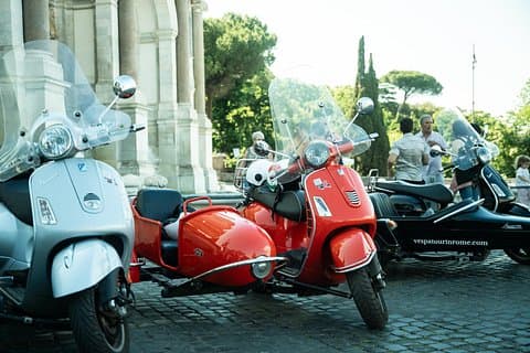 Explore Rome in Style on a Vespa Sidecar