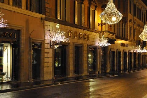 Luxury shopping