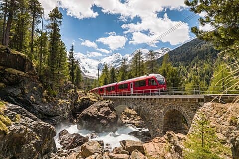 From Milan: Bernina Train Day Trip to Tirano & St. Moritz
