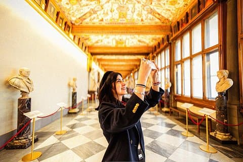 Uffizi Gallery Timed Entry Ticket With Multilingual Audioguide
