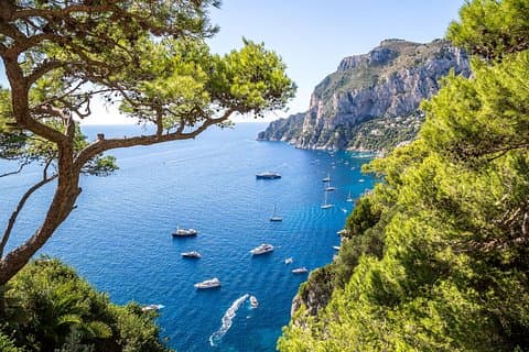 Capri by Land and Sea Group Tour from Salerno, Amalfi & Positano
