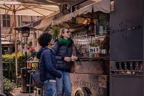 Ride, explore, sip, repeat! After an amazing e-bike adventure, it's time to enjoy a well-deserved aperitivo. Cheers to Rome’s hidden gems! ️✨ #RomeInADay #AperitivoTime