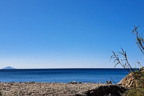 Montecristo from the beach of Fonza