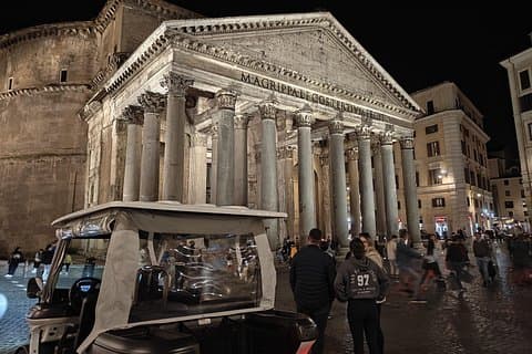 Rome: Private Night Golf Cart Tour Under the Stars