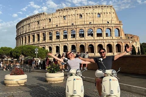 Rome Vespa Tour with Gelato Stop