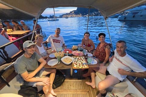 Tour of Apericena at Sunset and Dinner on Boat