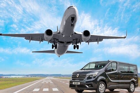 From Rome Hotel to Fiumicino Airport (FCO) 3-8 People