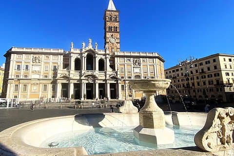 Facade of the Papal Basilica of Santa Maria Maggiore